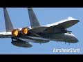 F-15 Eagle Afterburner Flybys - EAA AirVenture Oshkosh 2018