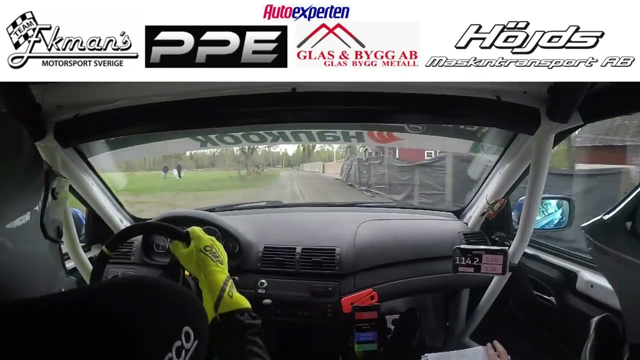 Rally-SM Silverratten 2025 SS1 BMW E46 Grupp-F