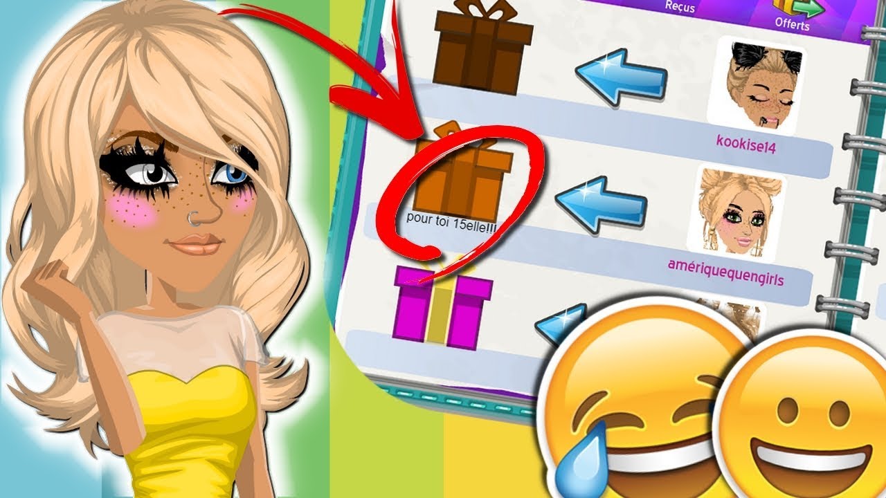 J'OUVRE LES CADEAUX AVEC UN MESSAGE SUR MSP ! - YouTube