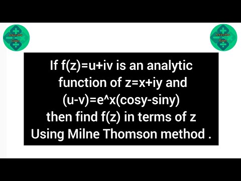 If (u-v)=e^x(cosy-siny) then