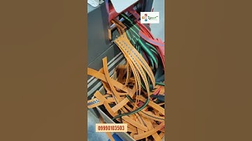 Non woven loop making machine #unick #nonwoven #carrybag #boxbag Any query contact us 🇮🇳 9990103503