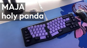 CLACKY ASF - Vulcan MAJA with Lubed Holy Panda Switches Typing Sounds