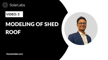 5. Modeling Of Shed Roof | Solar Labs