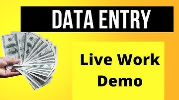 Data Entry Work Demo for Beginners on Fiverr | Easy Job to Make Money Fiverr  | Upwork | Easy Mentor