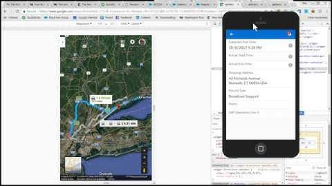 BlackIron demonstrates Salesforce for Service Scheduling with our Custom App