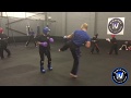 Sparring with the children