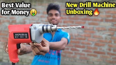 New Drill machine unboxing🔥| Summer experiment | AK technical amrit | Samar experiment