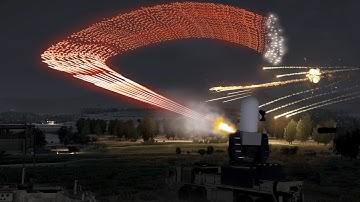 Unknown Aircraft Shot Down by U.S. C-RAM Defence System - SAM - Military Simulation - ArmA 3