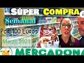 🛒 SÚPER COMPRA SEMANAL MERCADONA por 100 euros / Subidas y bajadas de precios 💵/ MARZO 2021