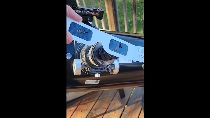 always use a solar filter when looking at the Sun through your telescope.