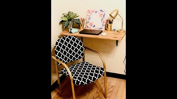 Easy& Quick DIY Floating Desk for under $15!!!