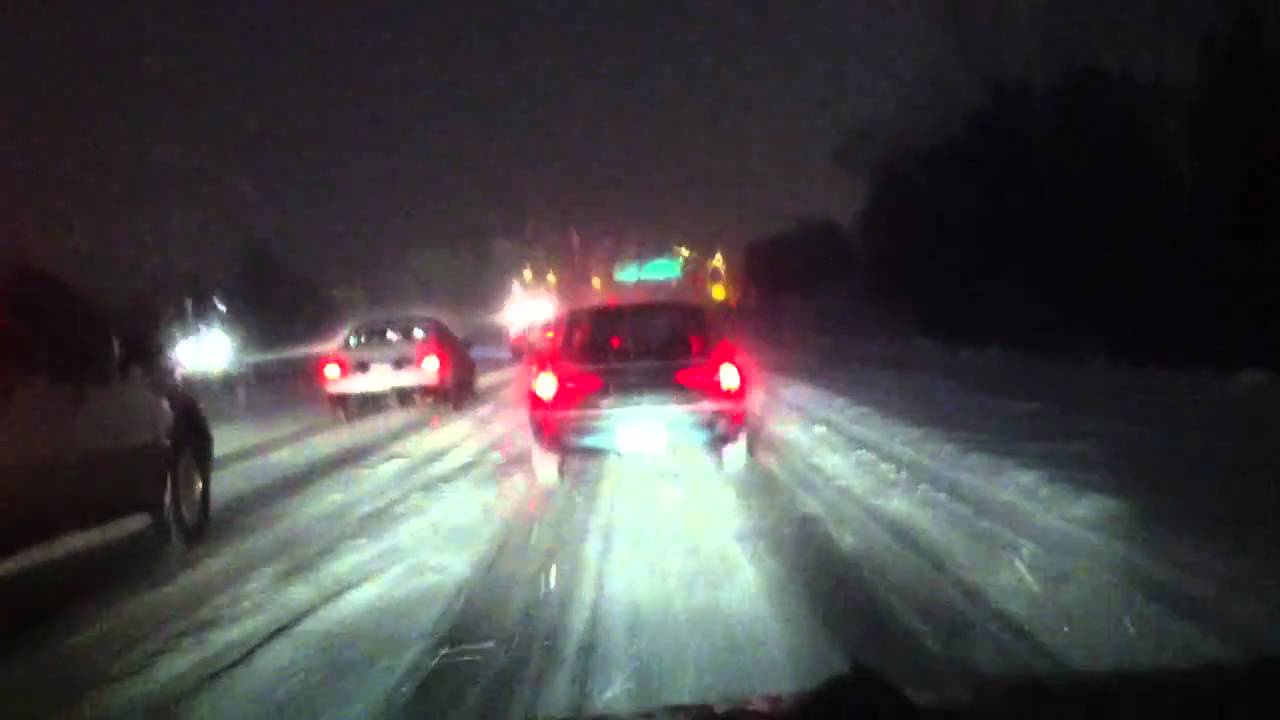 Driving in Snow Storm in Minnesota - YouTube