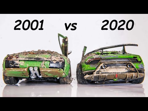 Restoration Abandoned New vs Old Lamborghini Huracan vs Murcielago -Model Cars