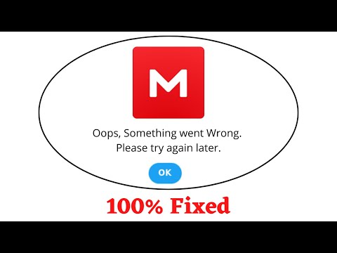 Fix MEGA Oops Something Went Wrong Error. Please Try Again Later Problem Error Solved