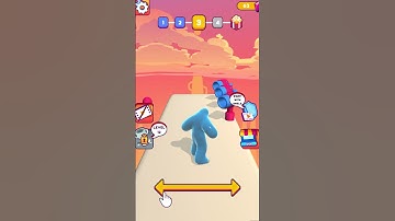 All Levels Gameplay | NOOB vs PRO vs HACKER in Blob Runner 3D 😰😎😈🌈  Satisfying Videos #Shorts