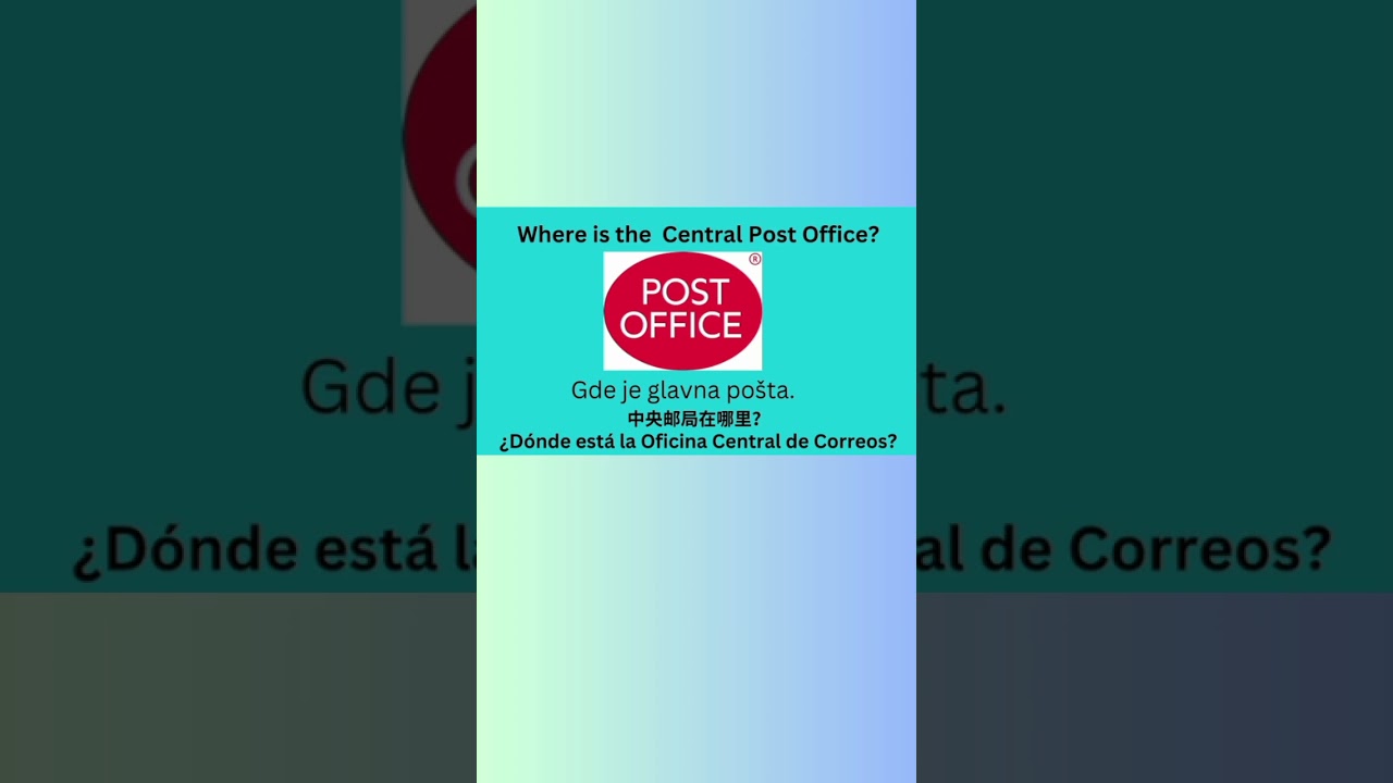 Learn English post office  1 