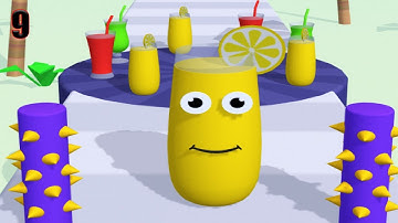 Juice Run #9 Gameplay All Levels Android IOS