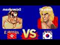 Street Fighter 2: Champion Edition - masterasiaG(D) vs Flashken(C). E.Honda vs Ken