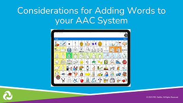 Considerations for Adding Words to your AAC System