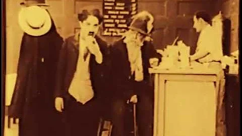 HIS TRYSTING PLACE (1914) -- Charlie Chaplin, Mabe...