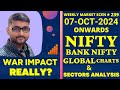 WMS-239, 07-10-2024 Onwards in Hindi... NIFTY, BANK NIFTY & SECTORS ANALYSIS #NIFTY #BANKNIFTY