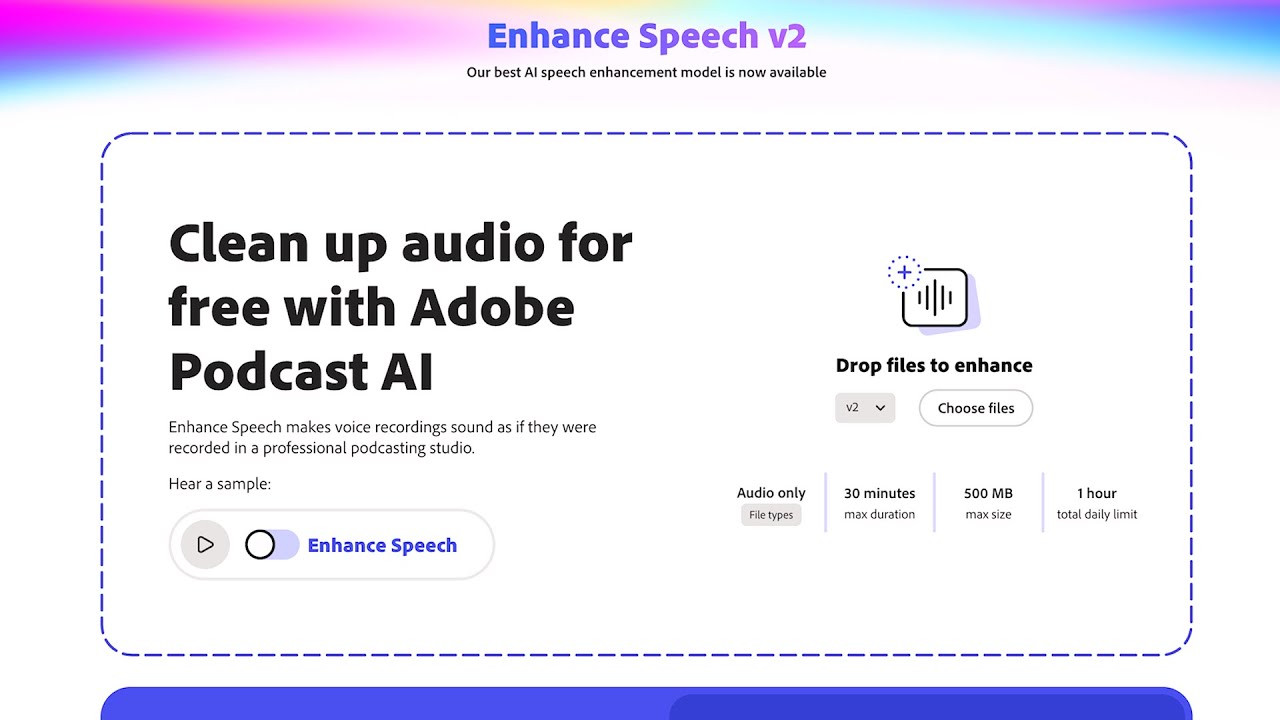 Try this: Adobe AI Audio Enhancer | You will be Amazed with your Voice (It is Free) 