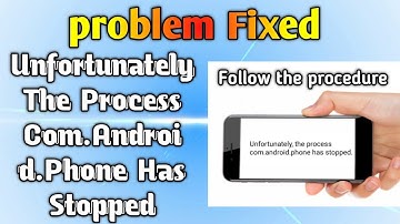 Unfortunately The Process Com.Android.Phone Has Stopped | Android phone stopped error | AllTechApple