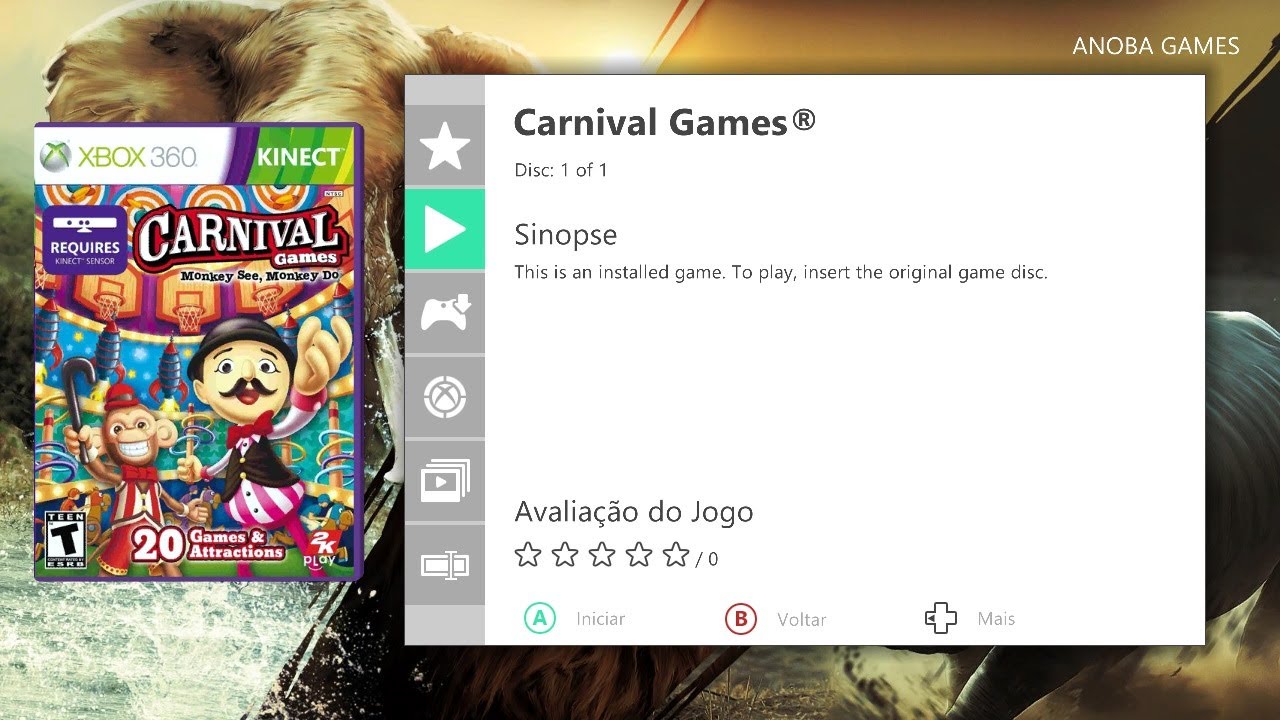 Carnival Games (Kinect) Xbox 360 