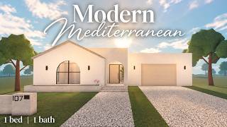 modern mediterranean home | 35K | bloxburg speedbuild | lovelyjules