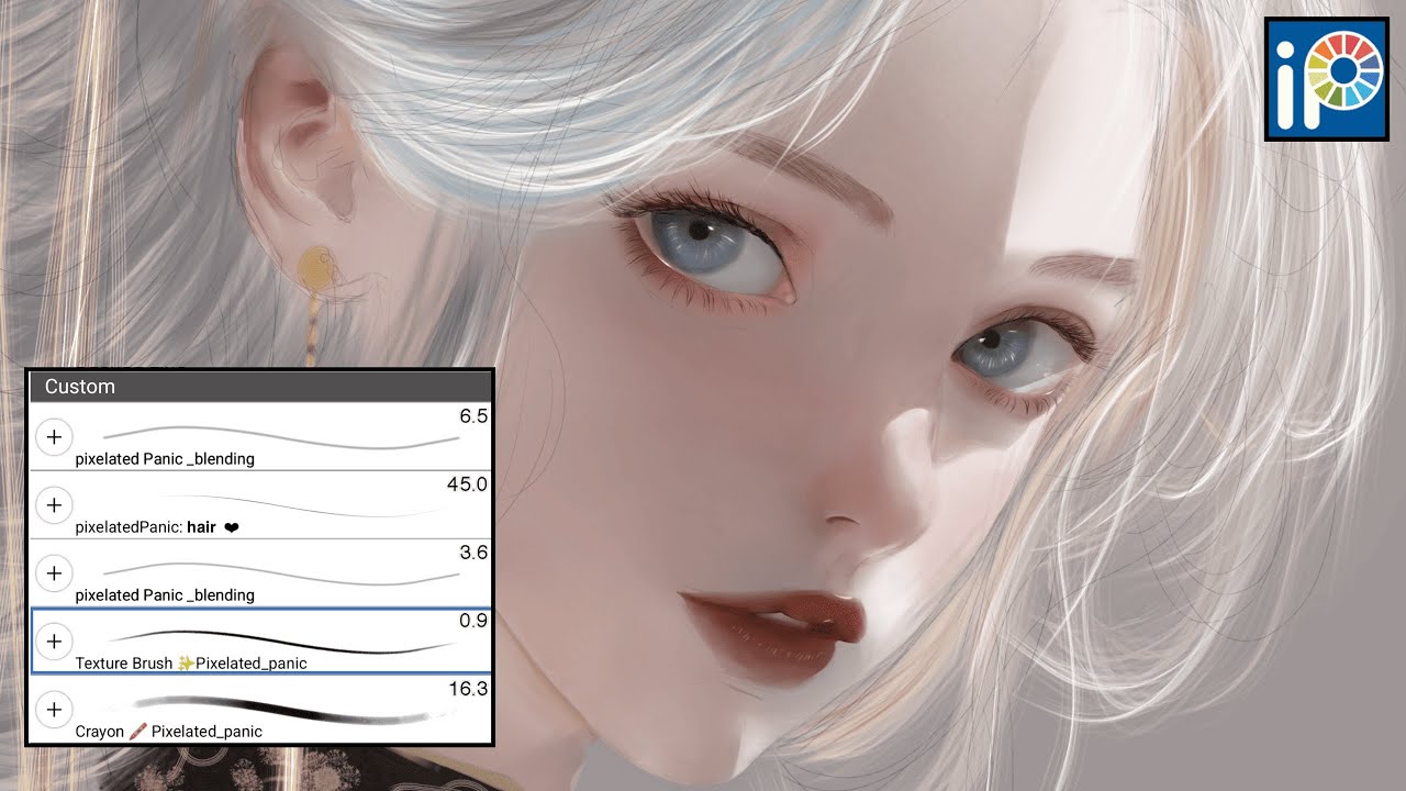 How I Use My Custom Brushes in ibisPaint | With QR codes - YouTube