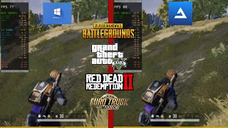 Atlas OS 22h2 VS Windows 10: Low end PC 4 Games Tested