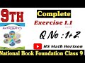 `Ex 1.1 | Represent Numbers on Real Line & Identify Properties | Class 9 Math FBISE 2026`