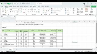 Tutorial EXCEL untuk Pemula 2