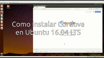 Como instalar cordova en ubuntu