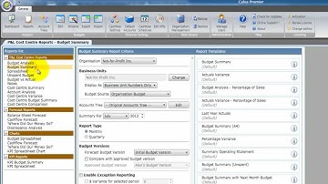 Step 3 - Analyse Reports in Calxa