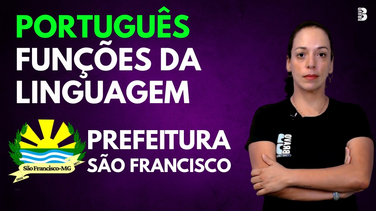 QUESTÕES FUNÇÕES DA LINGUAGEM PORTUGUÊS | BANCA COTEC | CONCURSO PREF. SÃO FRANCISCO
