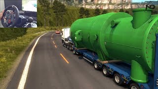 ETS2 - Chở hàng quá tải đi đường đèo dốc cùng xe dẫn đường | ND Gaming screenshot 4