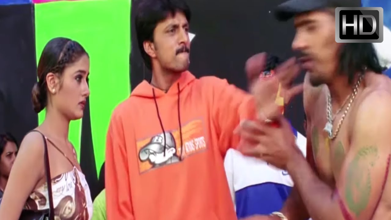 kannada comedy videos 3gp Sudeep Hitting Rowdy for Touching Sonia in Bengaluru Mela | Chandu Movie | Kananda Best Scenes