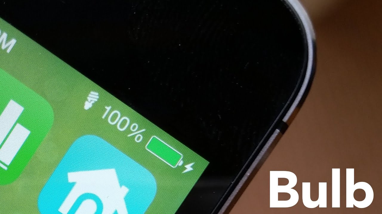 Bulb: add a status bar indicator for the iPhone's LED flashlight - YouTube