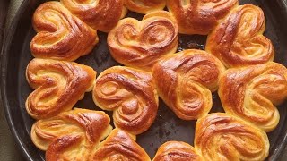 Övladlarınızın məktəbdə yeməyi üçün hazırlıya biləcəyiniz ən asan bulka🔴Ürək formalı bulka resepti🔴
