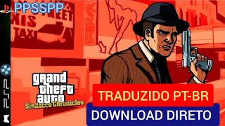 Gta Sindacco Chronicles Traduzido Pt-Br - Psp