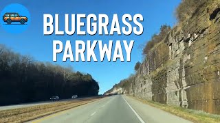 Bluegrass Parkway, Kentucky   Virtual Windshield   dashcam video with classical music   4K