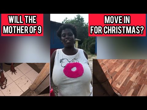 THE MOTHER OF 9 LIVING IN RURAL JAMAICA NEW HOUSE ,WILL THE FAMILY MOVE IN FOR CHRISTMAS🙏🏽❤️🇯🇲