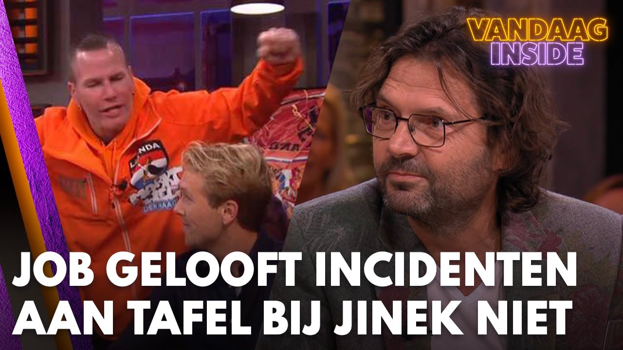 Job denkt dat incidenten bij Jinek gepland zijn: ‘Ik geloof het niet’ |  VANDAAG INSIDE