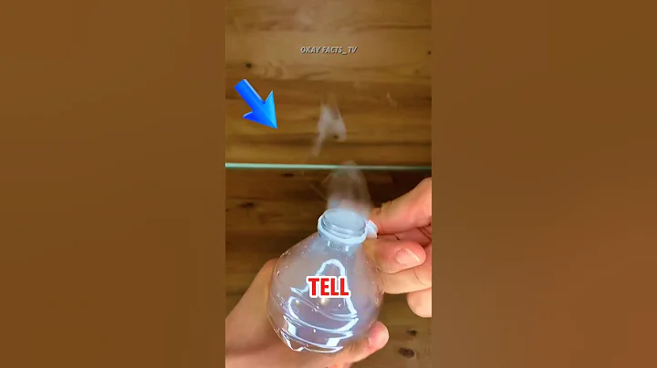 This Is How to Make Smoke Come Out of a Bottle‼️#shorts #viralvideo