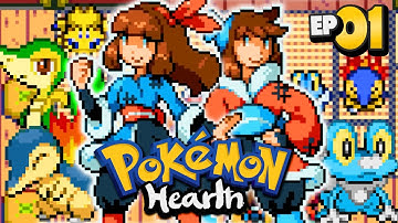 Pokemon Hearth Part 1 BEAUTIFUL ROM HACK! Rom Hack Gameplay Walkthrough