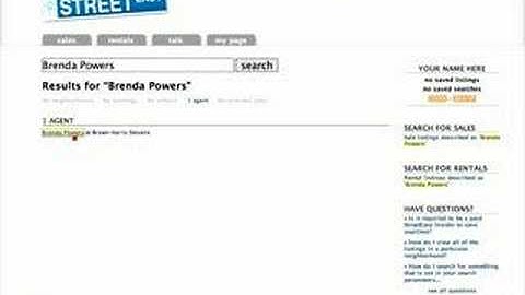 StreetEasy Text Box Search