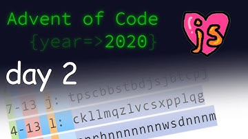Advent of Code 2020 Day 2 | Functional JavaScript