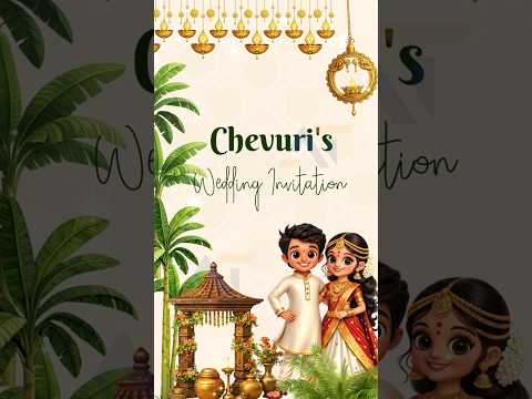 wedding invitation video template