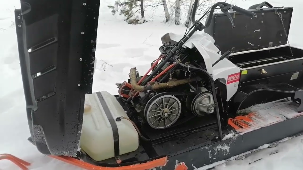 Обзор моего  Американо-Канадского снегохода  "Буран" с двигателем *KOHLER"!